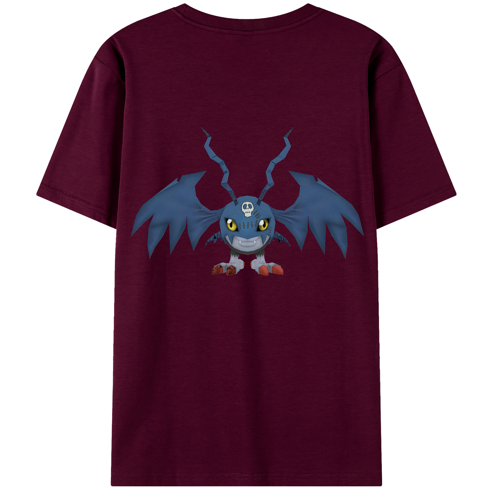 （画像用） Digimon デジタルモンスター/デジモン レディース半袖Tシャツ(バックプリント)